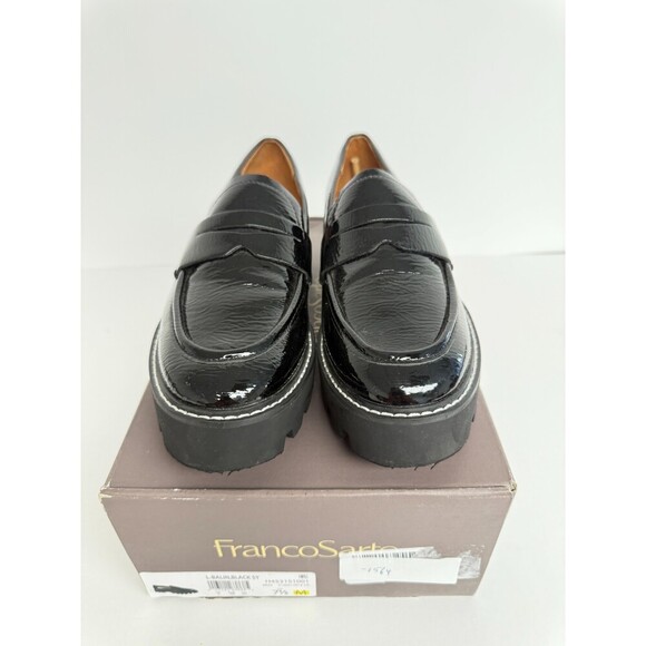 -1564 Franco sarto Balin Black, Dress Shoes-US 7.5 Womens - Picture 3 of 5